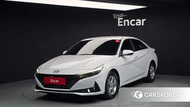 Hyundai Avante (CN7) 2022 Белый из Кореи