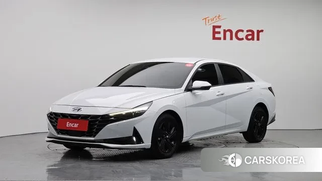 Hyundai Avante (CN7) 2022 Белый из Кореи