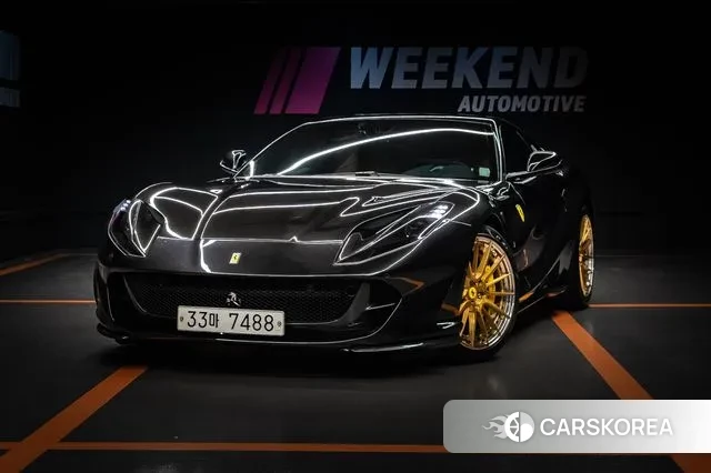Ferrari 812 Superfast 2018 Черный из Кореи
