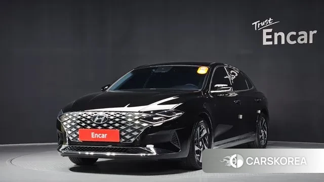 Hyundai The New Grandeur IG Hybrid 2021 Черный из Кореи