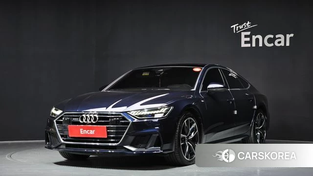 Audi A7 (4K) 2023 Синий из Кореи