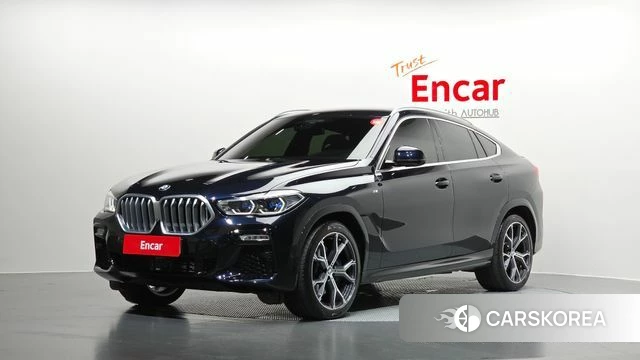 BMW X6 (G06) 2021 Черный из Кореи