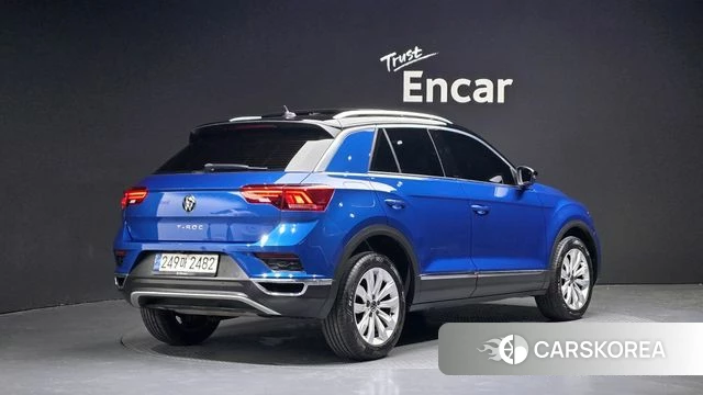 Volkswagen T-Roc 2021 Синий из Кореи