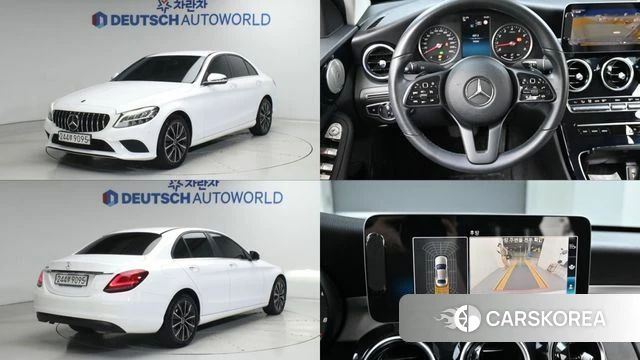 Mercedes-Benz C-Class W205 2019 Белый из Кореи