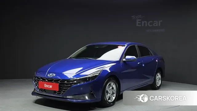 Hyundai Avante (CN7) 2020 Синий из Кореи
