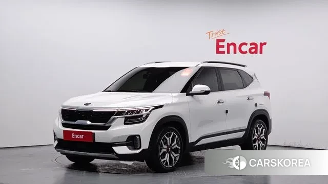 Kia Seltos 2021 Белый из Кореи