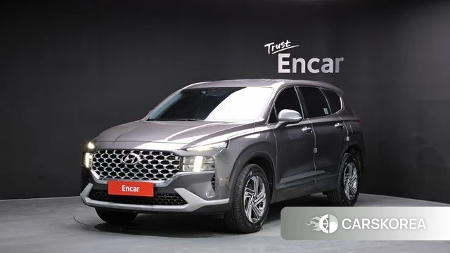 Hyundai The New Santa Fe 2021 Серый из Кореи