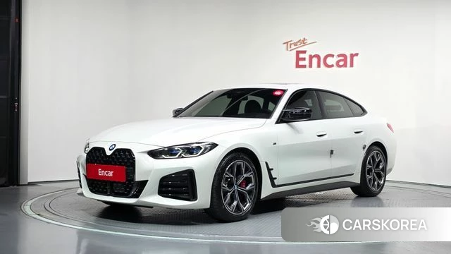 BMW 4 Series (G22) 2021 Белый из Кореи