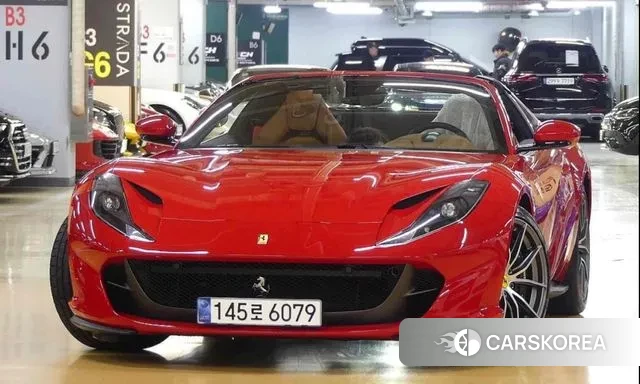 Ferrari 812 GTS 2020 Красный из Кореи