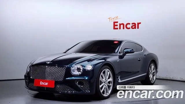 Bentley Continental GT 3rd Generation 2021 Темно-зеленый из Кореи