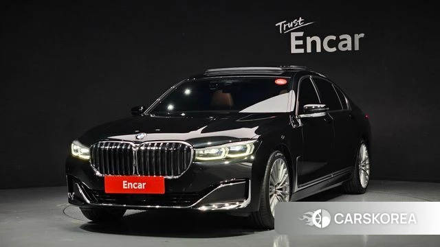 BMW 7 Series (G11) 2020 Черный из Кореи
