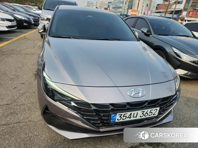 Hyundai Avante (CN7) 2021 Коричневый из Кореи