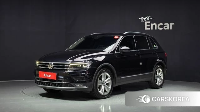 Volkswagen Tiguan second Generation 2020 Черный из Кореи