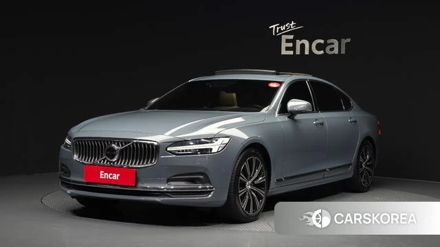 Volvo S90 2021 Небесно-голубой из Кореи