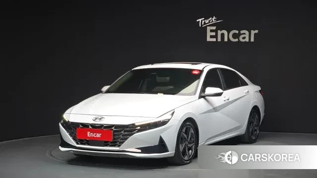 Hyundai Avante (CN7) 2020 Белый из Кореи