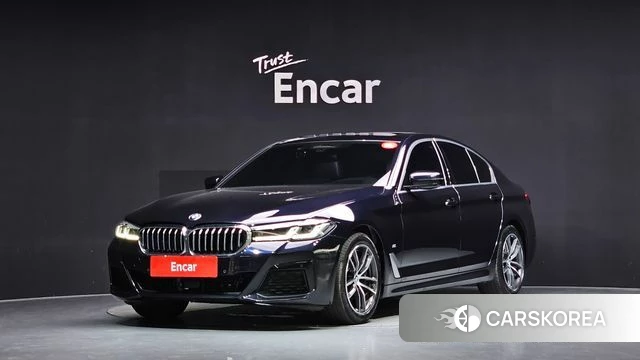 BMW 5 Series (G30) 2021 Синий из Кореи