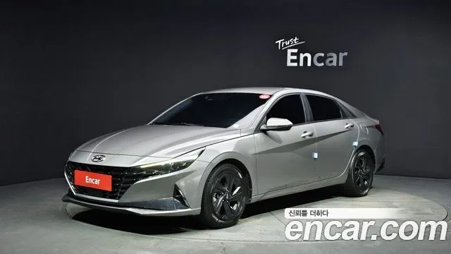 Hyundai Avante Hybrid (CN7) 2021 Серебристо-серый из Кореи