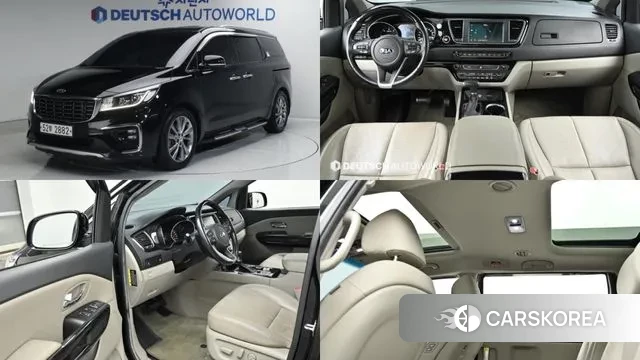 Kia The New Carnival 2018 Черный из Кореи