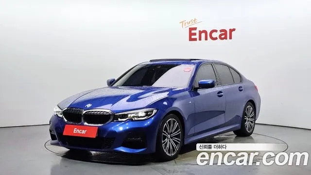 BMW 3 Series (G20) 2022 Синий из Кореи