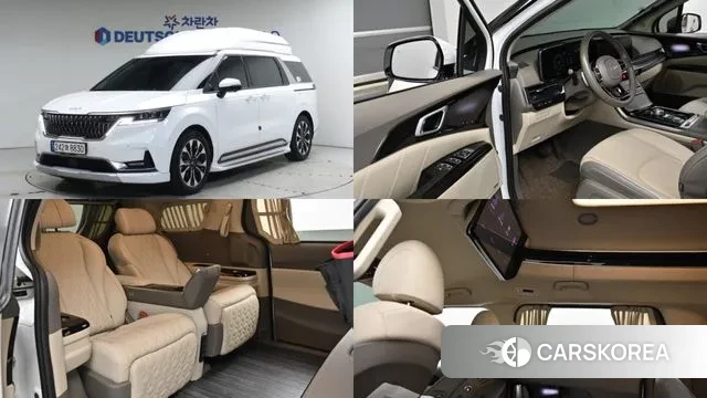 Kia Carnival 4th generation 2021 Белый из Кореи