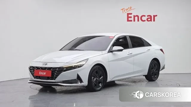Hyundai Avante (CN7) 2022 Белый из Кореи