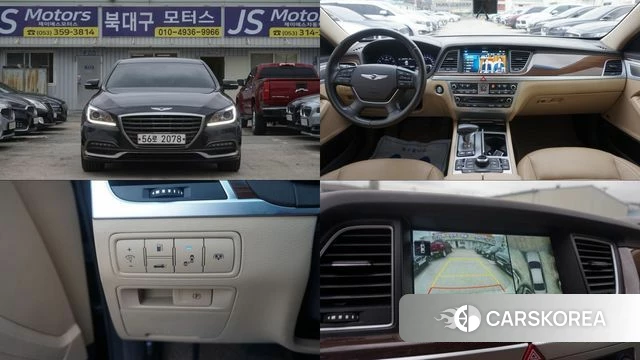 Genesis G80 2018 Черный из Кореи
