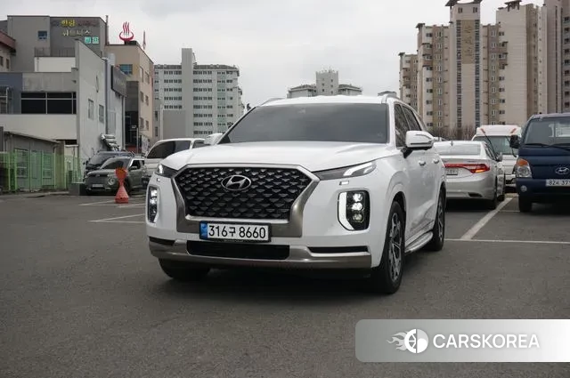 Hyundai Palisade 2021 Белый из Кореи