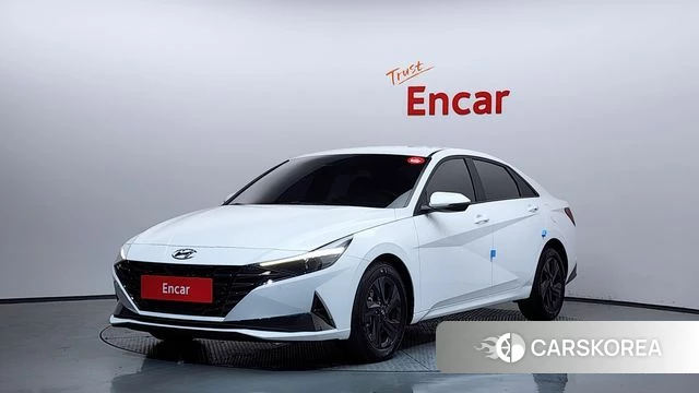 Hyundai Avante (CN7) 2023 Белый из Кореи