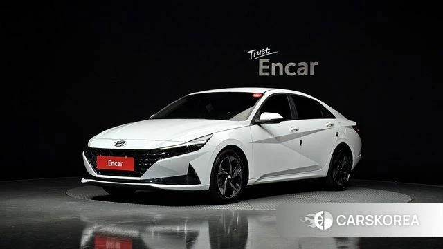 Hyundai Avante (CN7) 2022 Белый из Кореи