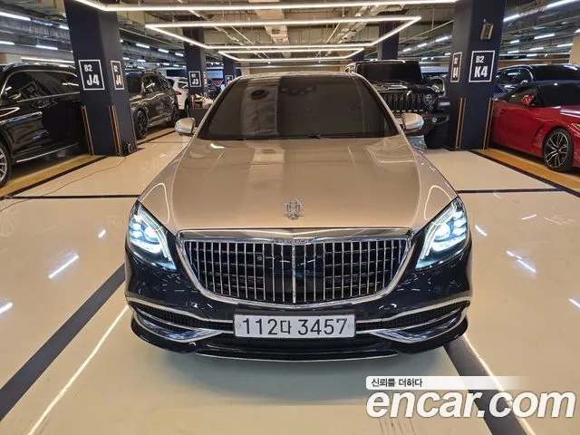 Mercedes-Benz S-Class W222 2020 Черный двухцветный из Кореи