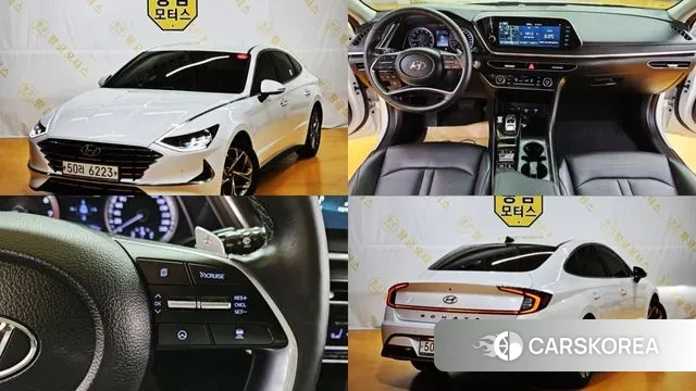 Hyundai Sonata (DN8) 2019 Белый из Кореи