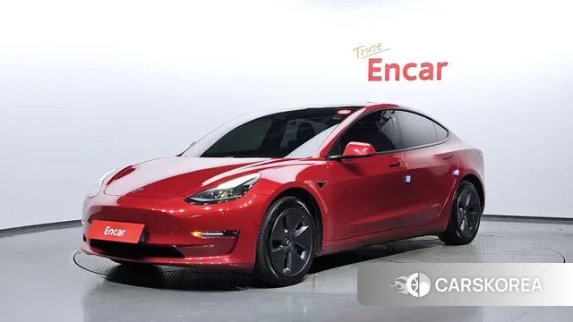 Tesla Model 3 2021 Красный из Кореи