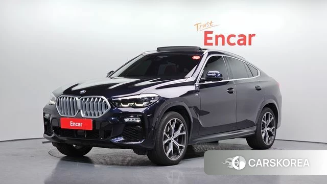 BMW X6 (G06) 2021 Черный из Кореи