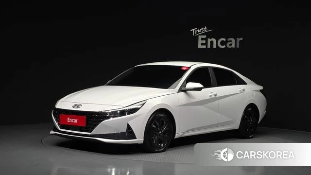 Hyundai Avante (CN7) 2023 Белый из Кореи