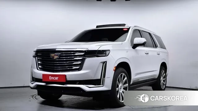 Cadillac Escalade 5th Generation 2021 Белый из Кореи
