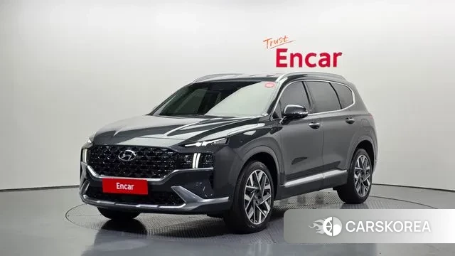 Hyundai The New Santa Fe 2021 Серый из Кореи