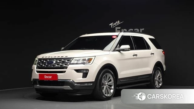 Ford Explorer 2018 Белый из Кореи