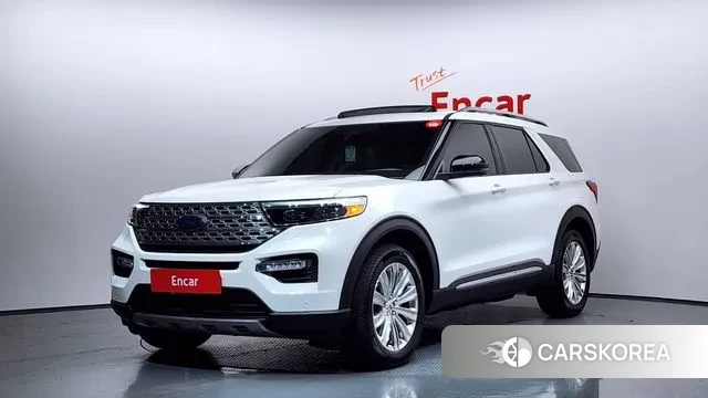 Ford Explorer 6th Generation 2021 Белый из Кореи