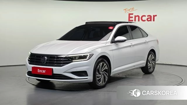 Volkswagen 7th Generation of Jetta 2021 Белый из Кореи