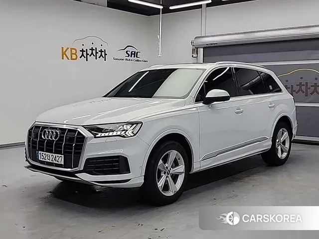 Audi Q7 (4M) 2021 Белый из Кореи