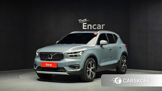Volvo XC40 2022 Небесно-голубой из Кореи