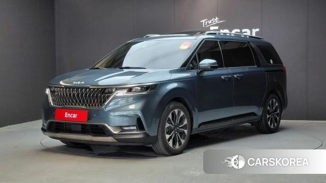 Kia Carnival 4th generation 2022 Небесно-голубой из Кореи