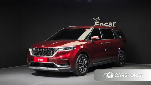 Kia Carnival 4th generation 2021 Красный из Кореи