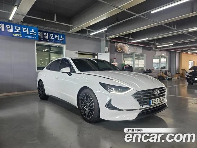 Hyundai Sonata Hybrid (DN8) 2021 Белый из Кореи