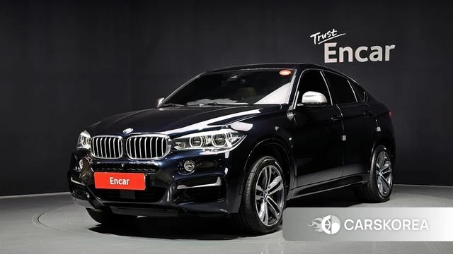 BMW X6 (F16) 2018 Черный из Кореи