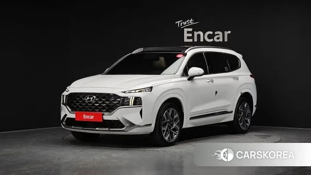 Hyundai The New Santa Fe 2023 Белый из Кореи