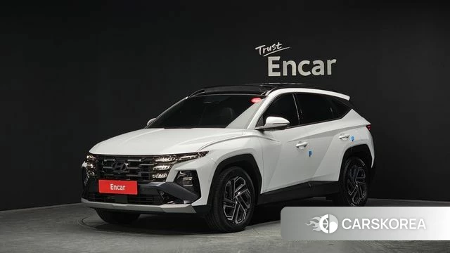 Hyundai The New Tucson Hybrid (NX4) 2024 Белый из Кореи