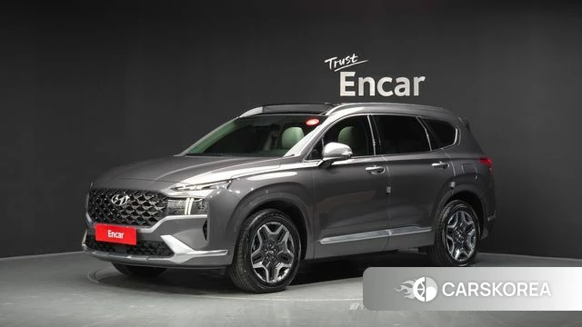 Hyundai The New Santa Fe 2021 Серый из Кореи