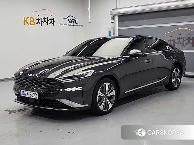 Kia K8 Hybrid 2021 Серый из Кореи