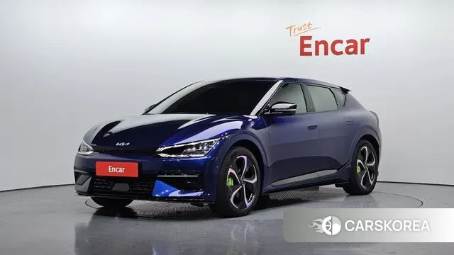 Kia EV6 2022 Синий из Кореи